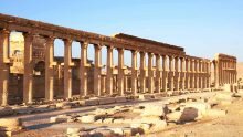 Palmyra (Siria), via colonnata. 